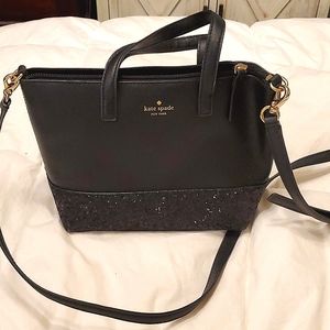 Black Glitter Kate Spade Bag